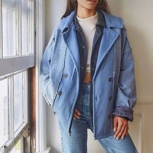 Free People We The Free Bayside Blazer Jacket Ruby Style